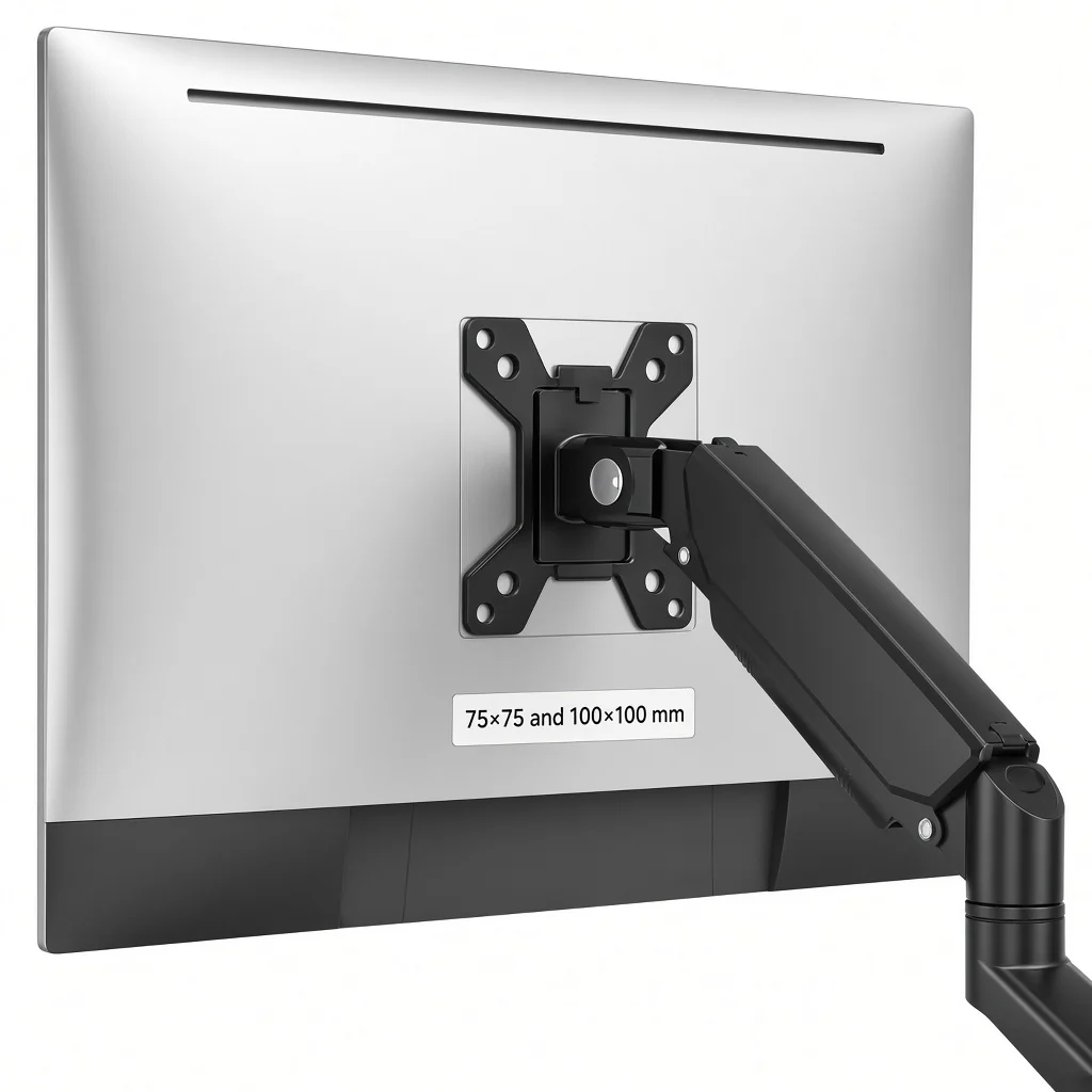 SUPTEK M252 single monitor arm, side presentation view