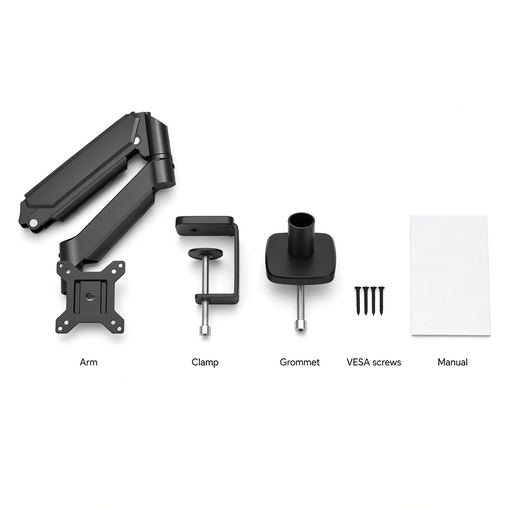 SUPTEK M252 single-arm desk setup selling point image